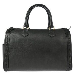 Yves Saint Laurent Black Duffle Handbag